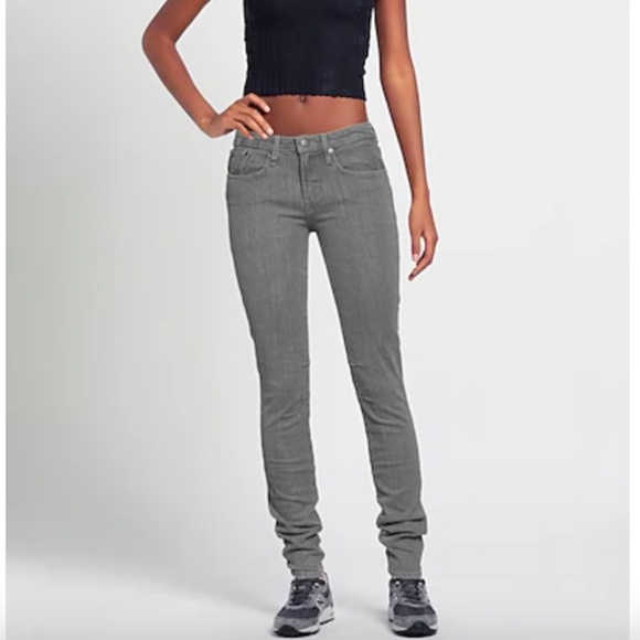 Helmut Lang Skinny Grey Denim Jeans - Size 32. - Picture 2 of 15